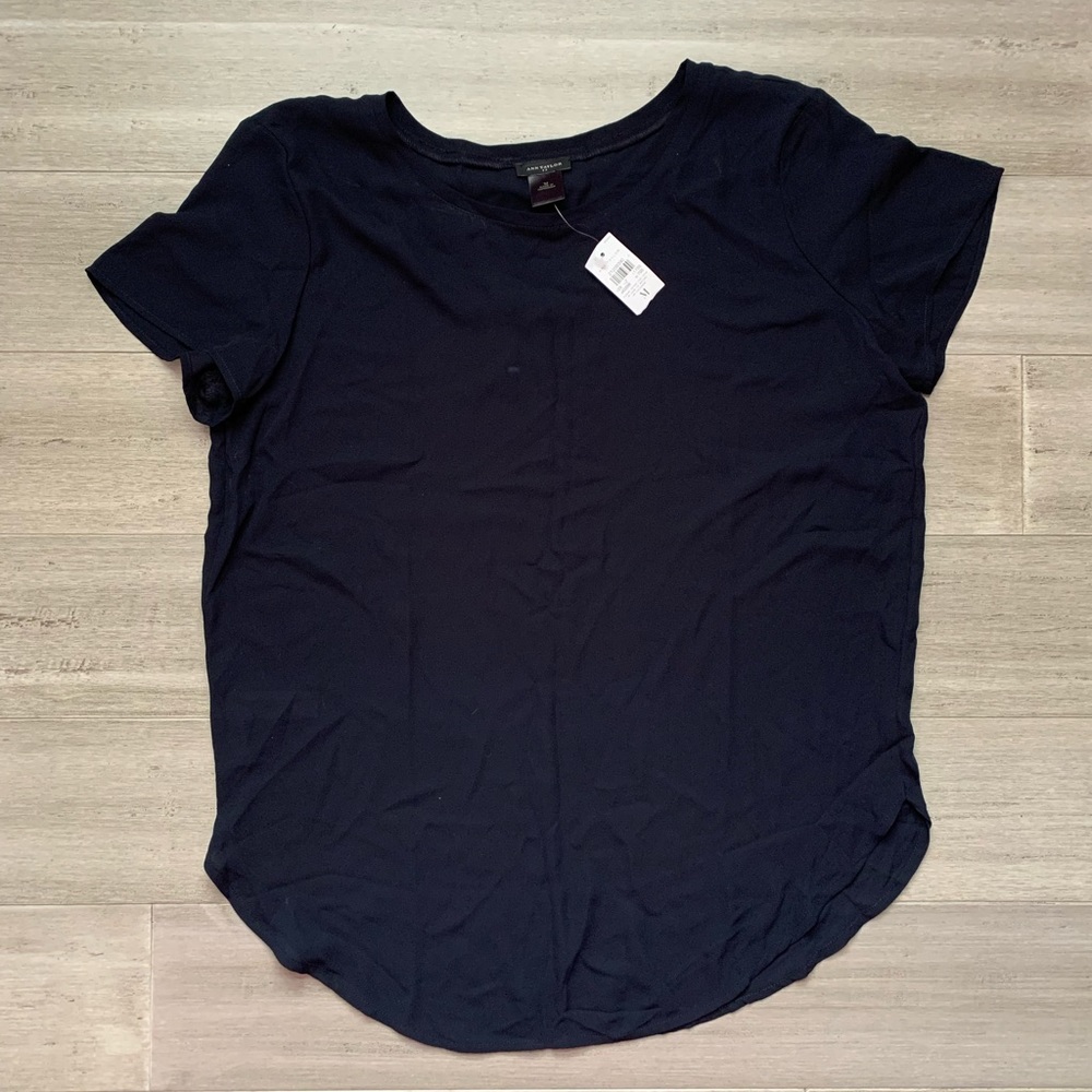 NWT Ann Taylor Chiffon T-shirt